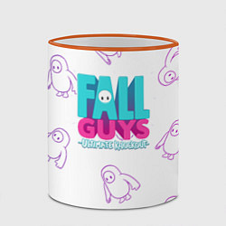 Кружка 3D Fall Guys, цвет: 3D-оранжевый кант — фото 2