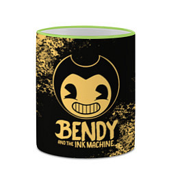 Кружка 3D Bendy And The Ink Machine, цвет: 3D-светло-зеленый кант — фото 2