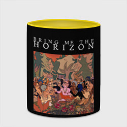 Кружка 3D BRING ME THE HORIZON, цвет: 3D-белый + желтый — фото 2