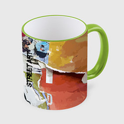 Кружка 3D Street art, цвет: 3D-светло-зеленый кант