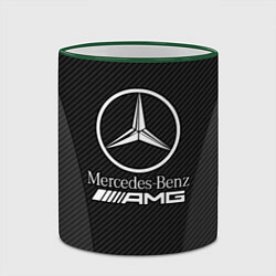 Кружка 3D MERCEDES-BENZ, цвет: 3D-зеленый кант — фото 2