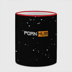 Кружка 3D Pornhub, цвет: 3D-красный кант — фото 2