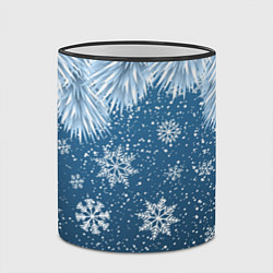 Кружка 3D Снежное Настроенние, цвет: 3D-черный кант — фото 2