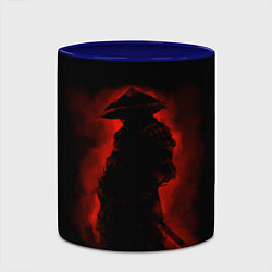Кружка 3D Samurai, цвет: 3D-белый + синий — фото 2