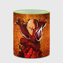 Кружка 3D Ванпанчмен, цвет: 3D-светло-зеленый кант — фото 2