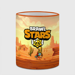 Кружка 3D Brawl Stars, цвет: 3D-оранжевый кант — фото 2