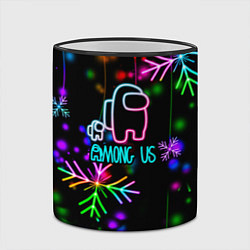 Кружка 3D Among Us New Year, цвет: 3D-черный кант — фото 2