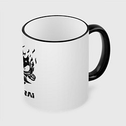 Кружка 3D SAMURAI, цвет: 3D-черный кант
