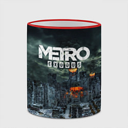 Кружка 3D Metro Exodus, цвет: 3D-красный кант — фото 2