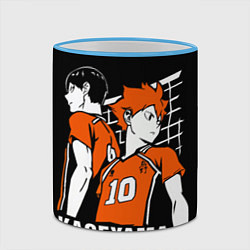 Кружка 3D Haikyuu Hinata Kageyama, цвет: 3D-небесно-голубой кант — фото 2
