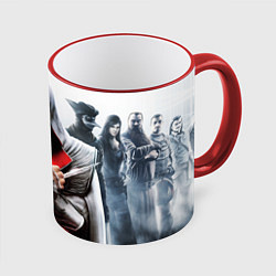 Кружка 3D Assassin’s Brotherhood S, цвет: 3D-красный кант