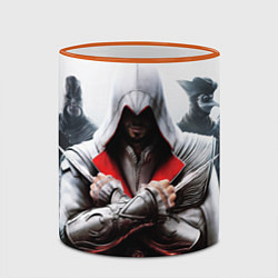 Кружка 3D Assassin’s Brotherhood S, цвет: 3D-оранжевый кант — фото 2
