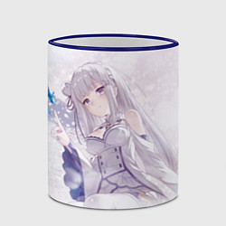 Кружка 3D Эмилия, цвет: 3D-синий кант — фото 2