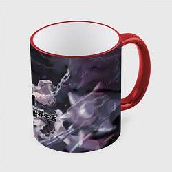 Кружка 3D Re:Zero Жизнь с нуля, цвет: 3D-красный кант