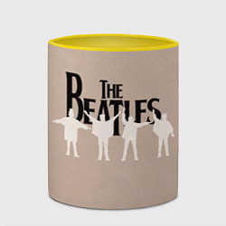 Кружка 3D The Beatles, цвет: 3D-белый + желтый — фото 2