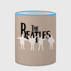 Кружка 3D The Beatles, цвет: 3D-небесно-голубой кант — фото 2