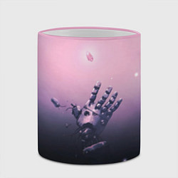 Кружка 3D Стальной Алхимик, цвет: 3D-розовый кант — фото 2