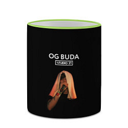 Кружка 3D OG Buda, цвет: 3D-светло-зеленый кант — фото 2