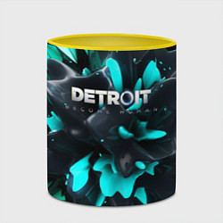 Кружка 3D Detroit Become Human S, цвет: 3D-белый + желтый — фото 2