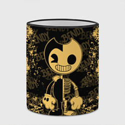 Кружка 3D Bendy And The Ink Machine краска, цвет: 3D-черный кант — фото 2