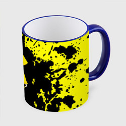 Кружка 3D Little NightmaresШестая, цвет: 3D-синий кант