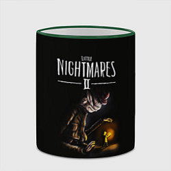 Кружка 3D Little Nightmares 2 СТОРОЖ, цвет: 3D-зеленый кант — фото 2