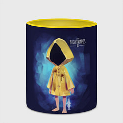 Кружка 3D Шестая из little Nightmares, цвет: 3D-белый + желтый — фото 2