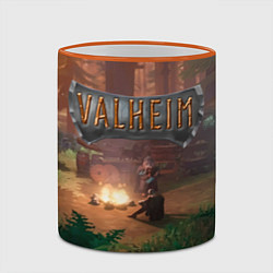 Кружка 3D Valheim Вальхейм, цвет: 3D-оранжевый кант — фото 2