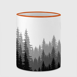 Кружка 3D Темный Лес, цвет: 3D-оранжевый кант — фото 2