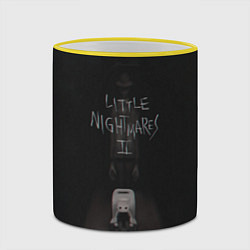 Кружка 3D Little Nightmares 2, цвет: 3D-желтый кант — фото 2