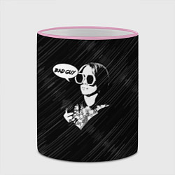 Кружка 3D Билли Айлиш, цвет: 3D-розовый кант — фото 2