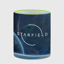 Кружка 3D Starfield, цвет: 3D-светло-зеленый кант — фото 2