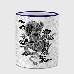 Кружка 3D ДРАКОН DRAGON, цвет: 3D-синий кант — фото 2