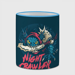 Кружка 3D Night Crawler Dota 2, цвет: 3D-небесно-голубой кант — фото 2