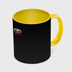 Кружка 3D TOYOTA PASSION FOR LIFE, цвет: 3D-белый + желтый