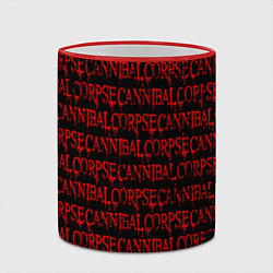 Кружка 3D Cannibal Corpse, цвет: 3D-красный кант — фото 2
