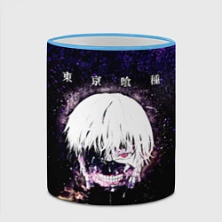 Кружка 3D Kaneki Ken Tokyo Ghoul, цвет: 3D-небесно-голубой кант — фото 2