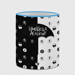 Кружка 3D Umbrella Academy, цвет: 3D-небесно-голубой кант — фото 2