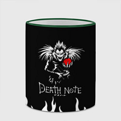 Кружка 3D DEATH NOTE ТЕТРАДЬ СМЕРТИ, цвет: 3D-зеленый кант — фото 2