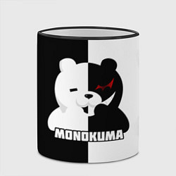 Кружка 3D MONOKUMA МОНОКУМА BEAR, цвет: 3D-черный кант — фото 2