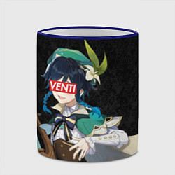 Кружка 3D Genshin Impact VENTI, цвет: 3D-синий кант — фото 2