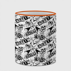 Кружка 3D Rock music, цвет: 3D-оранжевый кант — фото 2
