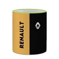 Кружка 3D Renault Passion for life, цвет: 3D-светло-зеленый кант — фото 2
