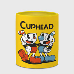 Кружка 3D CUPHEAD, цвет: 3D-белый + желтый — фото 2
