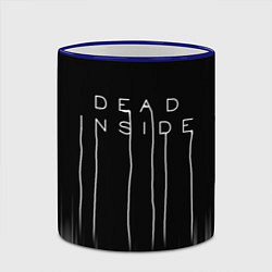 Кружка 3D DEAD INSIDE DEATH STRANDING, цвет: 3D-синий кант — фото 2