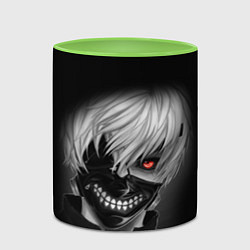 Кружка 3D TOKYO GHOUL ТОКИЙСКИЙ ГУЛЬ, цвет: 3D-белый + светло-зеленый — фото 2