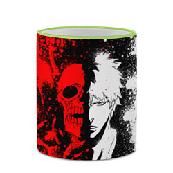 Кружка 3D ИЧИГО БЛИЧ ICHIGO BLEACH, цвет: 3D-светло-зеленый кант — фото 2