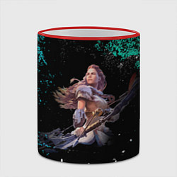 Кружка 3D Лучница Элой, цвет: 3D-красный кант — фото 2