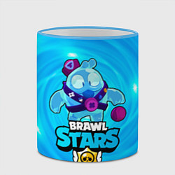 Кружка 3D Сквик Squeak Brawl Stars, цвет: 3D-небесно-голубой кант — фото 2