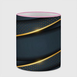 Кружка 3D 3D luxury gold, цвет: 3D-розовый кант — фото 2